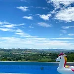 Casa Di Nonna Ines 1 - Hideaway In Monferrato Con Vista Sulle Colline, Solarium E Piscina Gabiano