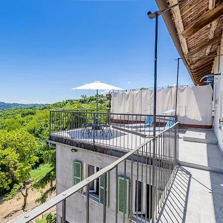 Casa Di Nonna Ines 1 - Hideaway In Monferrato Con Vista Sulle Colline, Solarium E Piscina * Gabiano
