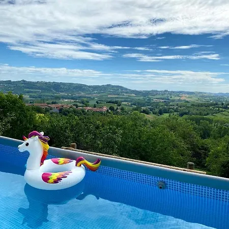Casa Di Nonna Ines 1 - Hideaway In Monferrato Con Vista Sulle Colline, Solarium E Piscina *