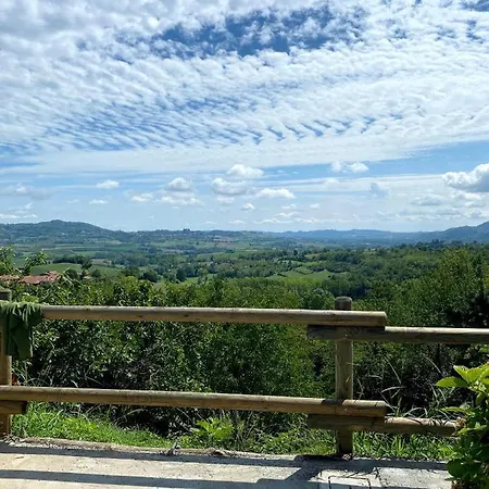 Tatil Evi Casa Di Nonna Ines 1 - Hideaway In Monferrato Con Vista Sulle Colline, Solarium E Piscina Gabiano